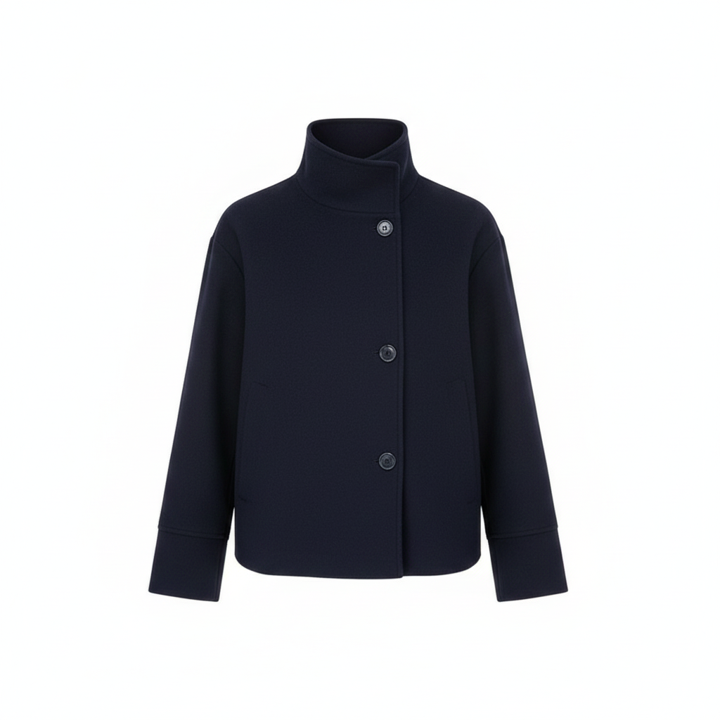 Manteau Bathilde Bleu Marine